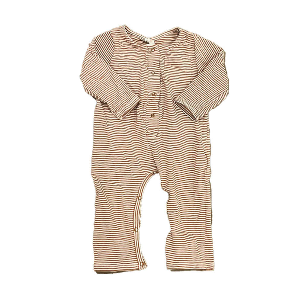 Gray Label Boys Rust Stripe Long Sleeve Outfit size: 3-6 Month